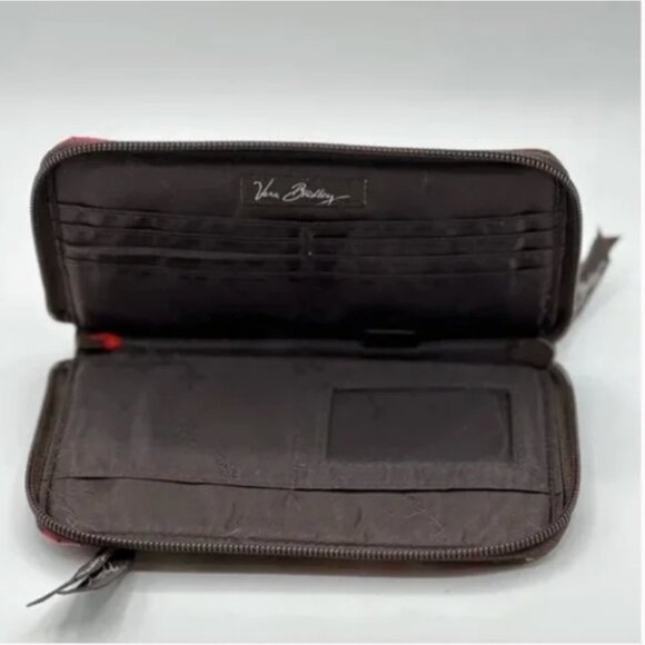 Vera Bradley Puccini Zip Around Wallet retired Passport Organizer - Picture 3 of 4